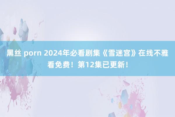 黑丝 porn 2024年必看剧集《雪迷宫》在线不雅看免费！第12集已更新！