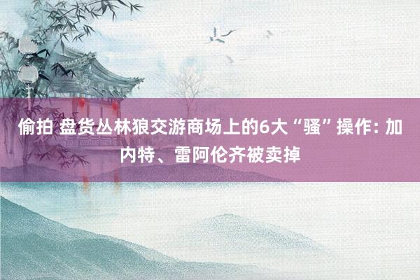 偷拍 盘货丛林狼交游商场上的6大“骚”操作: 加内特、雷阿伦齐被卖掉