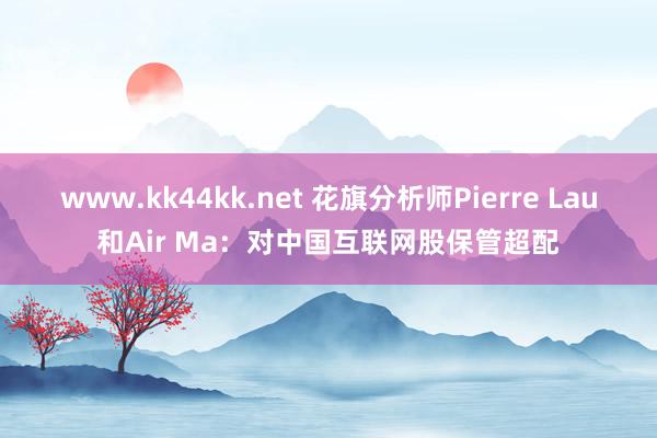 www.kk44kk.net 花旗分析师Pierre Lau和Air Ma：对中国互联网股保管超配