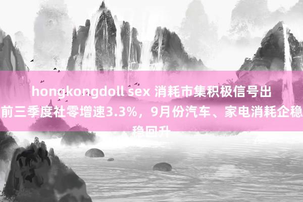 hongkongdoll sex 消耗市集积极信号出现：前三季度社零增速3.3%，9月份汽车、家电消耗企稳回升