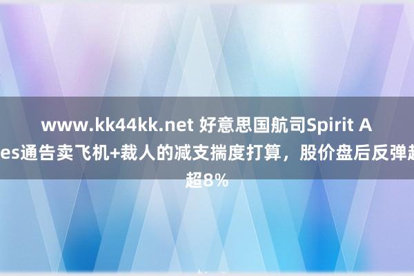 www.kk44kk.net 好意思国航司Spirit Airlines通告卖飞机+裁人的减支揣度打算，股价盘后反弹超8%