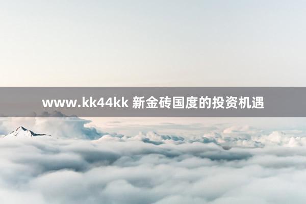 www.kk44kk 新金砖国度的投资机遇