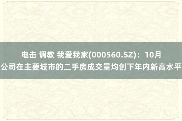 电击 调教 我爱我家(000560.SZ)：10月公司在主要城市的二手房成交量均创下年内新高水平