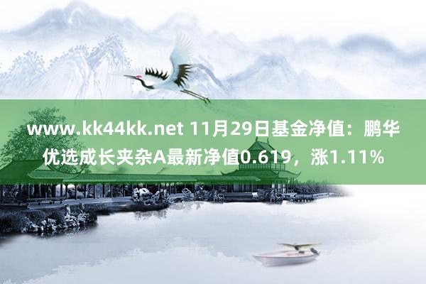 www.kk44kk.net 11月29日基金净值：鹏华优选成长夹杂A最新净值0.619，涨1.11%